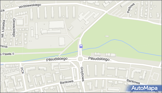 Przystanek Police Piłsudskiego Rondo 11. ZDiTM Szczecin - Szczecin (id 52711) na mapie Targeo
