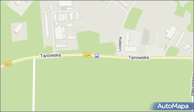 Przystanek Police Tanowska Szkoła 31. ZDiTM Szczecin - Szczecin (id 51131) na mapie Targeo