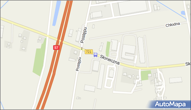 Przystanek Postępu 01. ZTM Warszawa - Warszawa (id 427001) na mapie Targeo
