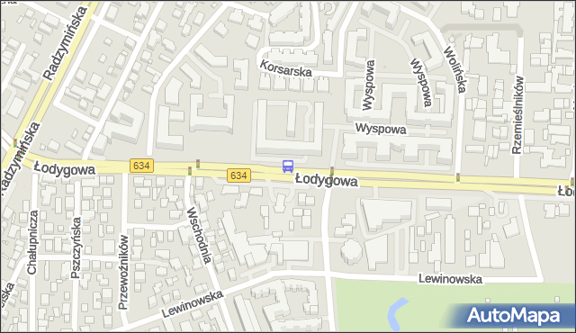 Przystanek Potulicka 01. ZTM Warszawa - Warszawa (id 130401) na mapie Targeo