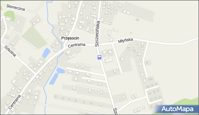 Przystanek Przęsocin Centralna 11. ZDiTM Szczecin - Szczecin (id 55511) na mapie Targeo