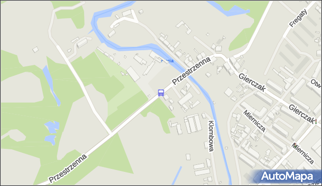 Przystanek Przybrzeżna nż 11. ZDiTM Szczecin - Szczecin (id 70611) na mapie Targeo