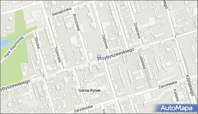 Przystanek Przybyszewskiego - Brzozowa. MPKLodz - Łódź (id 915) na mapie Targeo