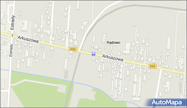 Przystanek Radiowo-Bocznica 01. ZTM Warszawa - Warszawa (id 603201) na mapie Targeo
