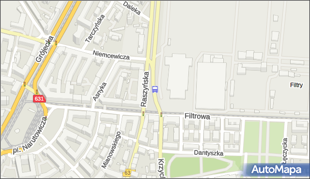 Przystanek Raszyńska 02. ZTM Warszawa - Warszawa (id 402802) na mapie Targeo