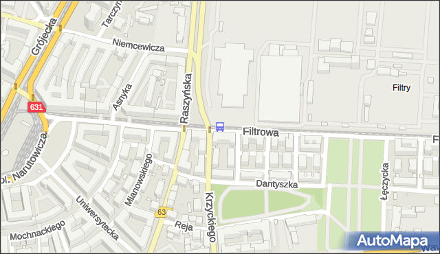 Przystanek Raszyńska 04. ZTM Warszawa - Warszawa (id 402804) na mapie Targeo