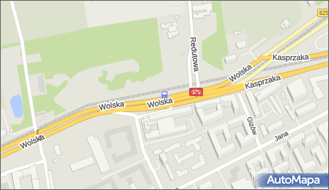 Przystanek Reduta Wolska 02. ZTM Warszawa - Warszawa (id 500902) na mapie Targeo