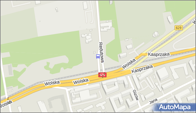 Przystanek Reduta Wolska 05. ZTM Warszawa - Warszawa (id 500905) na mapie Targeo