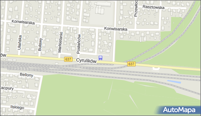 Przystanek Rembertów-Kolonia 02. ZTM Warszawa - Warszawa (id 208602) na mapie Targeo