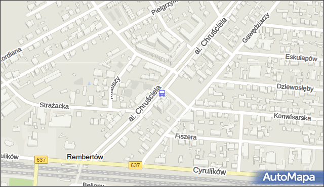 Przystanek Rembertów-Ratusz 02. ZTM Warszawa - Warszawa (id 208302) na mapie Targeo