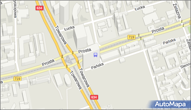 Przystanek rondo Daszyńskiego 01. ZTM Warszawa - Warszawa (id 504001) na mapie Targeo