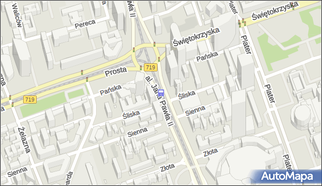 Przystanek rondo ONZ 03. ZTM Warszawa - Warszawa (id 708803) na mapie Targeo