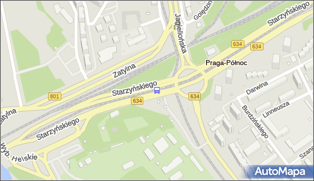 Przystanek rondo Starzyńskiego 04. ZTM Warszawa - Warszawa (id 100604) na mapie Targeo