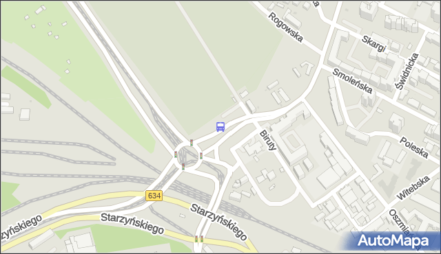 Przystanek rondo Żaba 01. ZTM Warszawa - Warszawa (id 107701) na mapie Targeo