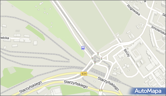 Przystanek rondo Żaba 05. ZTM Warszawa - Warszawa (id 107705) na mapie Targeo
