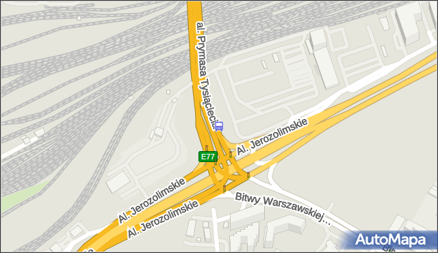Przystanek rondo Zesłańców Syberyjskich 06. ZTM Warszawa - Warszawa (id 404506) na mapie Targeo