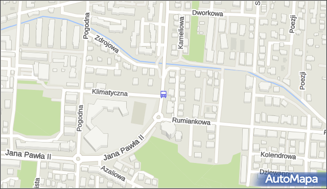 Przystanek Rumiankowa 02. ZTM Warszawa - Warszawa (id 234902) na mapie Targeo