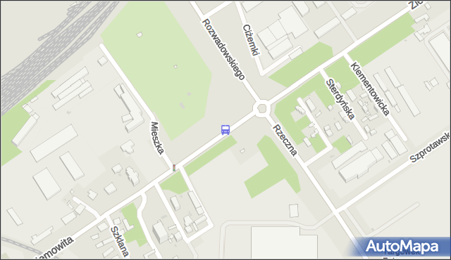 Przystanek Rzeczna 01. ZTM Warszawa - Warszawa (id 104701) na mapie Targeo