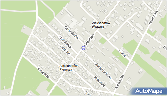Przystanek Samorządowa 01. ZTM Warszawa - Warszawa (id 237701) na mapie Targeo