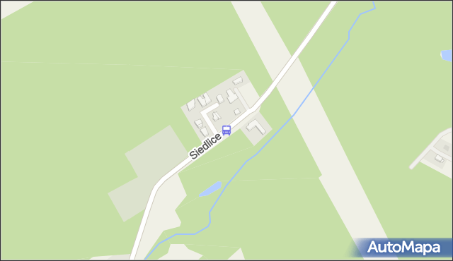 Przystanek Siedlice Las nż 12. ZDiTM Szczecin - Szczecin (id 56312) na mapie Targeo