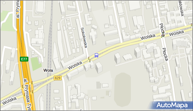 Przystanek Sokołowska 04. ZTM Warszawa - Warszawa (id 500604) na mapie Targeo