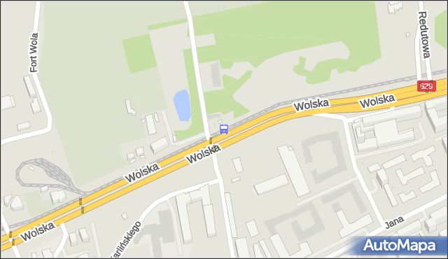 Przystanek Sowińskiego 02. ZTM Warszawa - Warszawa (id 501002) na mapie Targeo