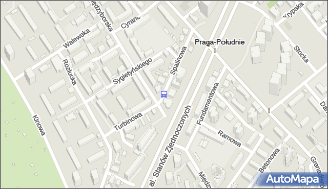 Przystanek Spalinowa 02. ZTM Warszawa - Warszawa (id 213702) na mapie Targeo