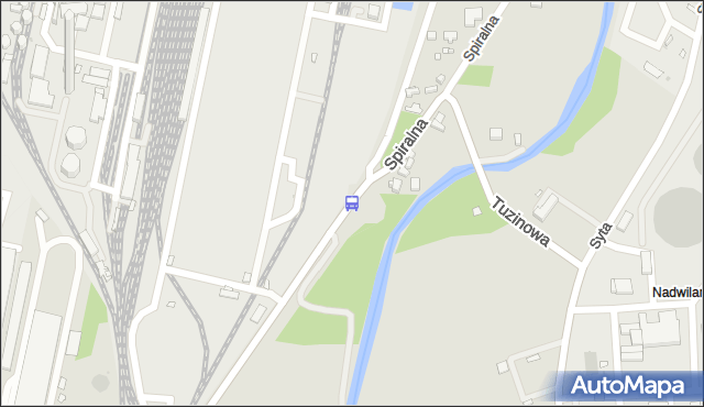 Przystanek Spiralna 01. ZTM Warszawa - Warszawa (id 331801) na mapie Targeo
