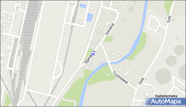 Przystanek Spiralna 02. ZTM Warszawa - Warszawa (id 331802) na mapie Targeo