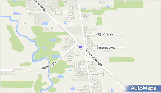 Przystanek Stara Gadka - Uczniowska NŻ. MPKLodz - Łódź (id 3426) na mapie Targeo