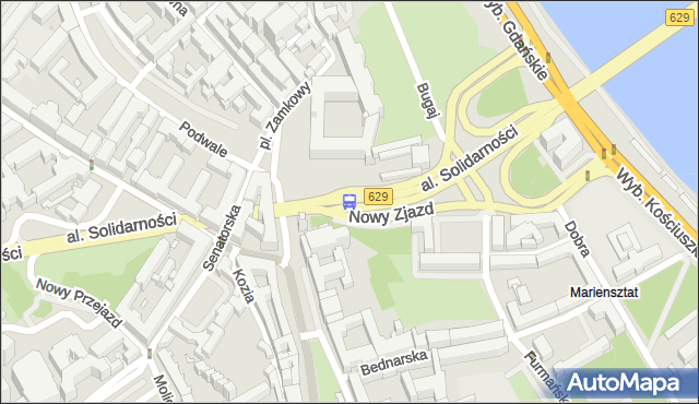 Przystanek Stare Miasto 02. ZTM Warszawa - Warszawa (id 935) na mapie Targeo