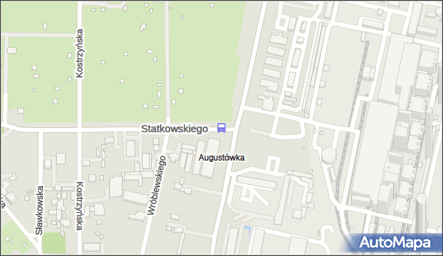 Przystanek Statkowskiego 04. ZTM Warszawa - Warszawa (id 308004) na mapie Targeo