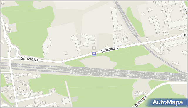 Przystanek Strażacka 02. ZTM Warszawa - Warszawa (id 208002) na mapie Targeo