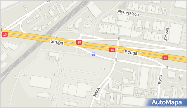 Przystanek Struga Zajezdnia nż 13. ZDiTM Szczecin - Szczecin (id 80413) na mapie Targeo