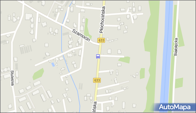 Przystanek Szamocin 01. ZTM Warszawa - Warszawa (id 113201) na mapie Targeo
