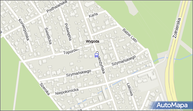 Przystanek Szymańskiego 01. ZTM Warszawa - Warszawa (id 207201) na mapie Targeo