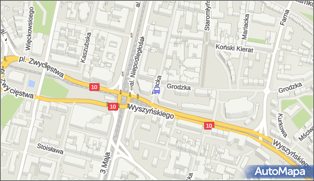 Przystanek Tkacka. ZDiTM Szczecin - Szczecin (id 11111) na mapie Targeo