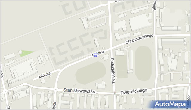 Przystanek Tor Kolarski 02. ZTM Warszawa - Warszawa (id 212302) na mapie Targeo