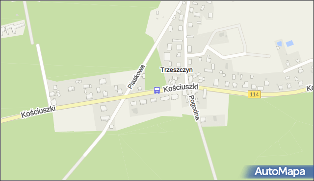 Przystanek Trzeszczyn 11. ZDiTM Szczecin - Szczecin (id 51011) na mapie Targeo