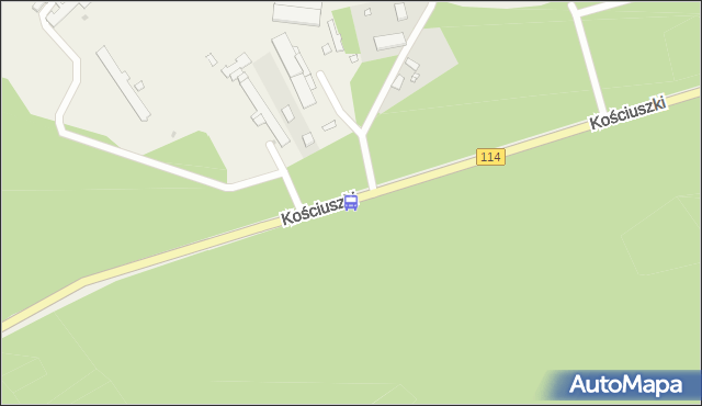Przystanek Trzeszczyn Las nż 12. ZDiTM Szczecin - Szczecin (id 50812) na mapie Targeo