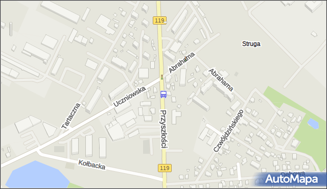Przystanek Uczniowska 12. ZDiTM Szczecin - Szczecin (id 81212) na mapie Targeo