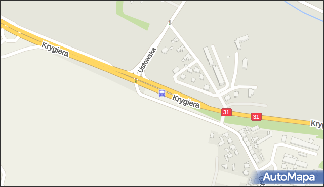 Przystanek Ustowska 22. ZDiTM Szczecin - Szczecin (id 25122) na mapie Targeo