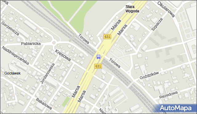 Przystanek Warszawa Gocławek 01. ZTM Warszawa - Warszawa (id 290301) na mapie Targeo