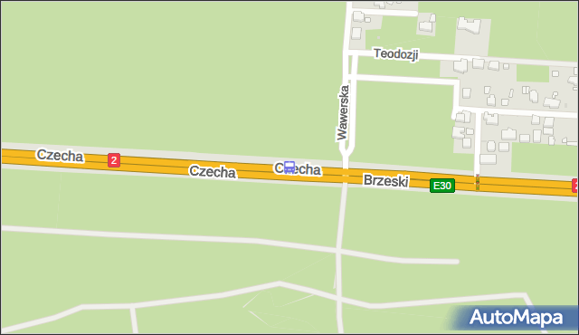 Przystanek Wawerska 01. ZTM Warszawa - Warszawa (id 229101) na mapie Targeo