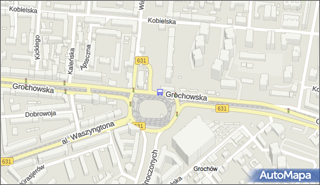 Przystanek Wiatraczna 01. ZTM Warszawa - Warszawa (id 200801) na mapie Targeo