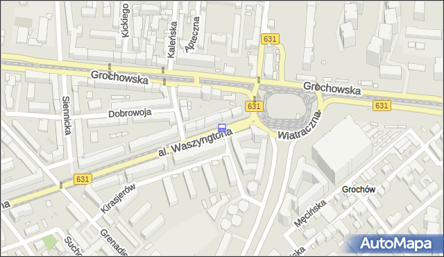 Przystanek Wiatraczna 07. ZTM Warszawa - Warszawa (id 200807) na mapie Targeo