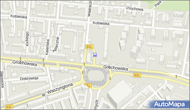Przystanek Wiatraczna 08. ZTM Warszawa - Warszawa (id 200808) na mapie Targeo
