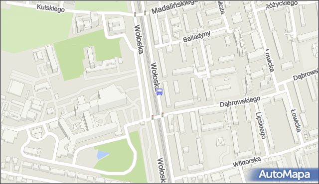 Przystanek Wołoska-Szpital 02. ZTM Warszawa - Warszawa (id 323802) na mapie Targeo
