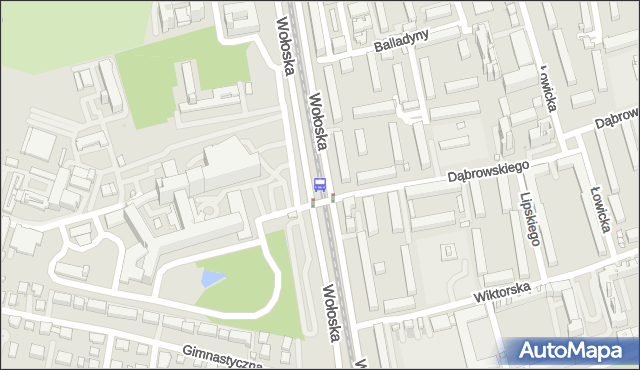 Przystanek Wołoska-Szpital 03. ZTM Warszawa - Warszawa (id 323803) na mapie Targeo