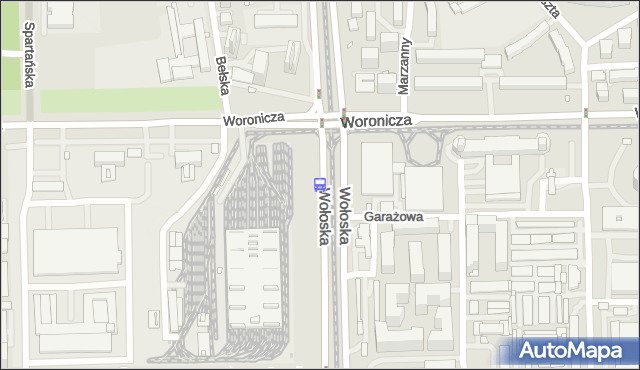 Przystanek Woronicza 01. ZTM Warszawa - Warszawa (id 324001) na mapie Targeo